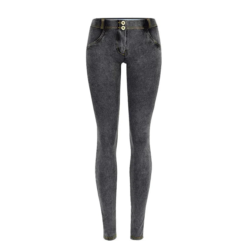 Stretch Jeans Low Waist Women Tight Skinny Denim Pants Buttock Push Up Leggings Female Pull On Pencil Trousers Bodycon Jeggings