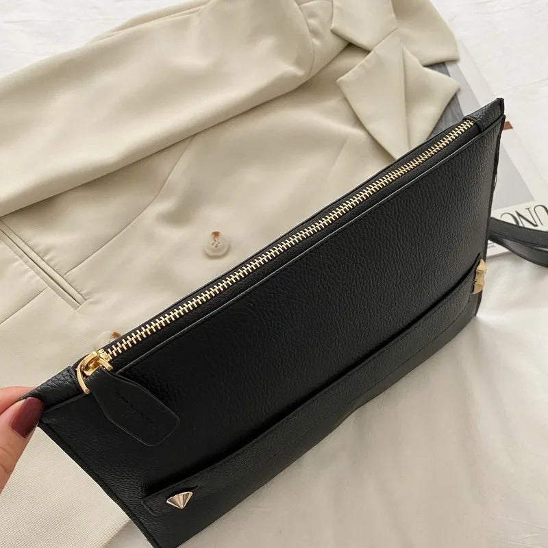 Fashion Luxury Handbag Women Bags PU Leather Designer Ladies Evening Envelope Bag Female Day Clutches 2026 New Lady Clutch Purse