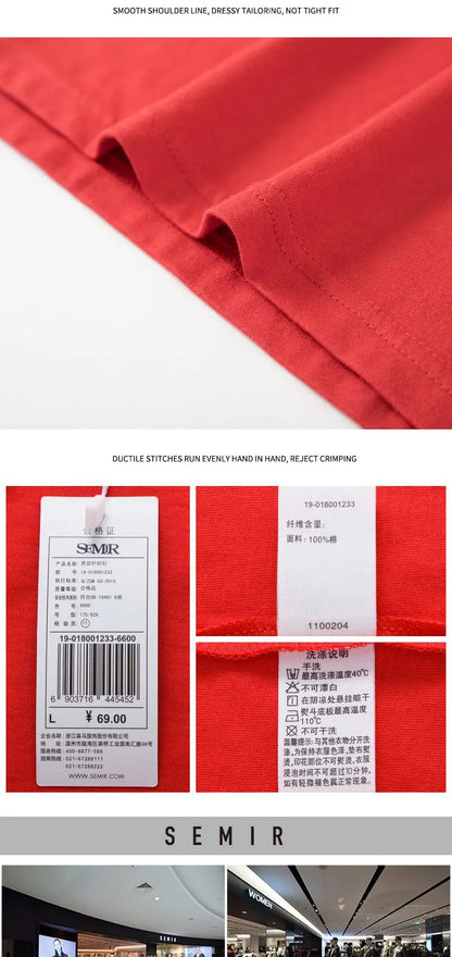 Summer Cotton T Shirts Men 2025 Simple O Neck Stretch Solid New Tops Clothing Casual Tshirt Man Streetwear Cool Tee Shirts