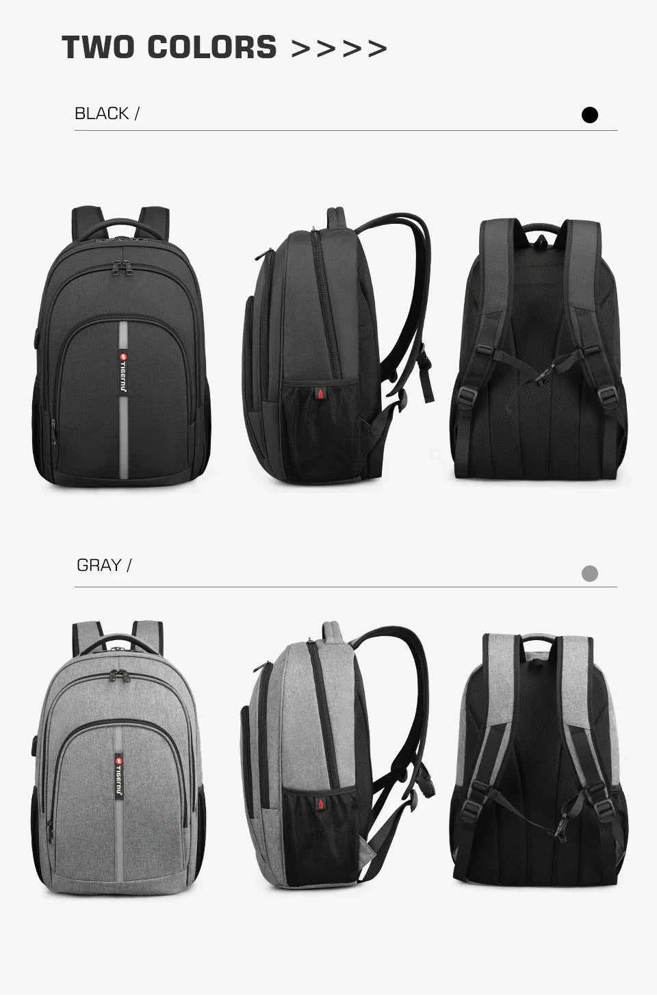 Large Capacity Backpack 15.6inch Laptop Backpack Anti Theft Men Backpack College Schoolbag Travel Backpack Bag For Men