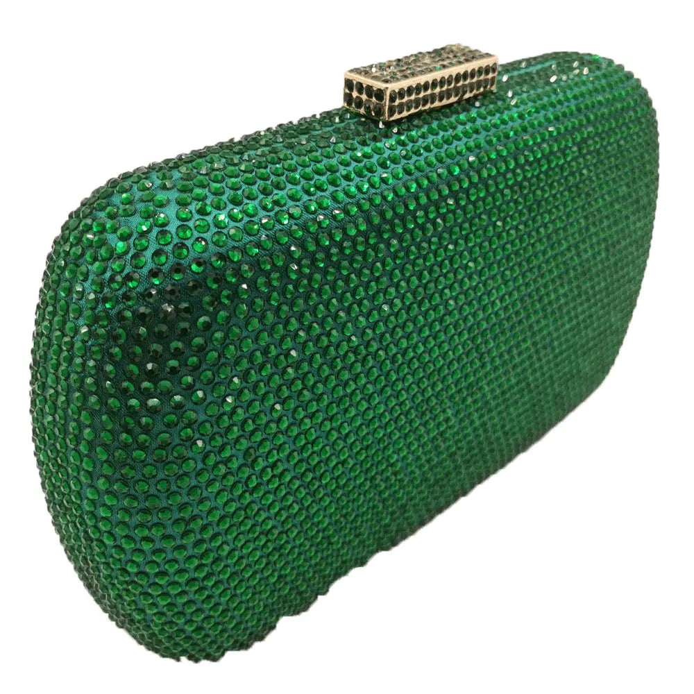 Burgundy Crystal Evening Bags and Clutches for Women Formal Party Rhinestone Handbags Wedding Clutch Purse
