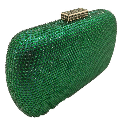 Burgundy Crystal Evening Bags and Clutches for Women Formal Party Rhinestone Handbags Wedding Clutch Purse