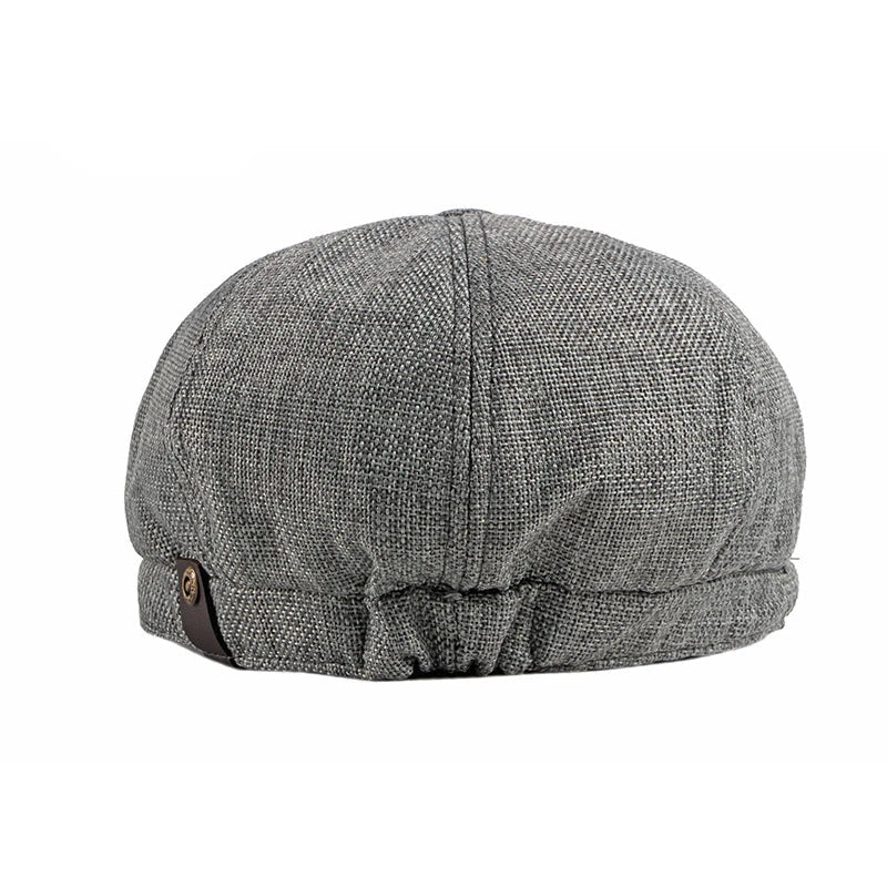 NEW Newsboy Cap Men Spring Summer Octagonal Hat For Male British Herringbone Flat Caps Retro Eight Blade Hats Breathable