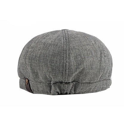 NEW Newsboy Cap Men Spring Summer Octagonal Hat For Male British Herringbone Flat Caps Retro Eight Blade Hats Breathable
