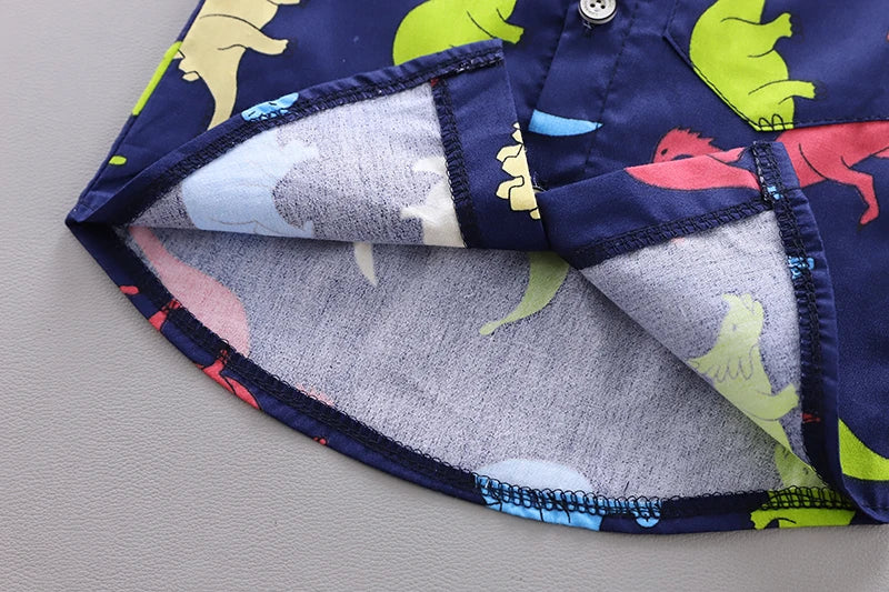 Toddler Baby Boys Girls Clothes Sets For Summer Boys Clothing Outfits Suit Cartoon Dinosaur Printing T Shirt +Shorts Pants