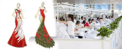 Luxury Beaded Appliques Mermaid Evening Dresses Elegant Side Split Ruffles Tulle Prom Dress Glitter Sequins Formal Gowns