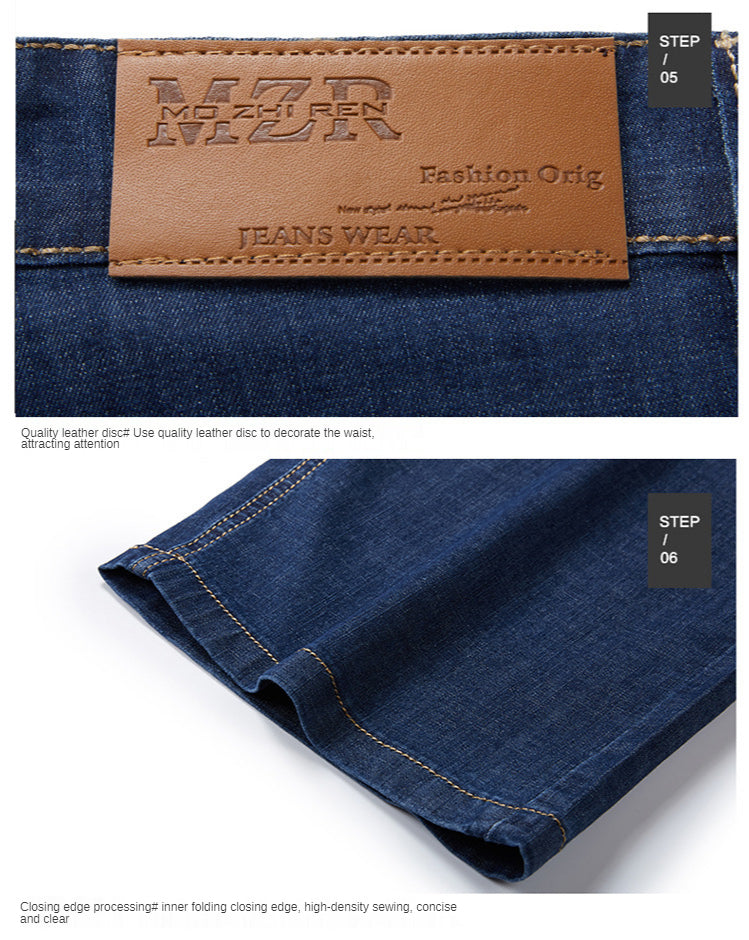 Men Extra Large Size Shorts Knee-length Summer Breeches Denim 2024 Male Bermuda Classic Stretch Plus Size Big 8XL Men Short Jean