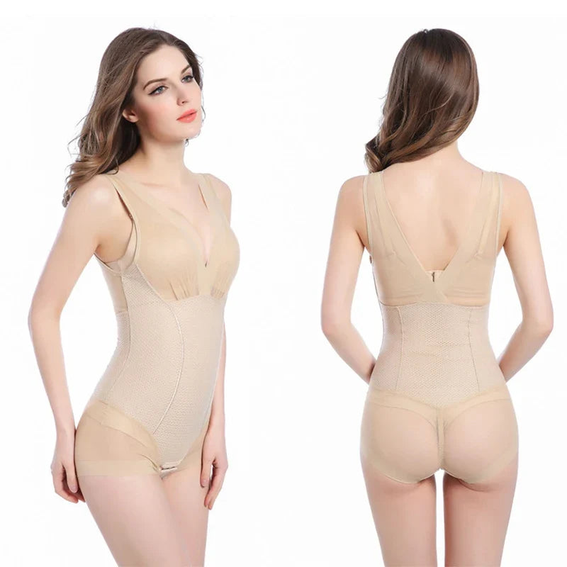 Bodysuit Shapewear Women Full Body Shaper Tummy Control Hip Butt Lifter Corset Reductive Slimming Waist Trainer Underwear