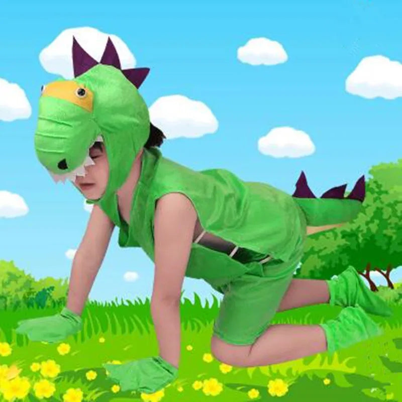Cute Multiple Animal Costume Children Kids Boys Girls Summer Short Cosplay Costumes  Carnival Party Dress Halloween