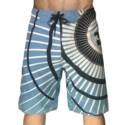 Men's Beach Shorts Trendy Summer Shorts 3D Printing Men's Surf Shorts Swimsuit Beach Shorts Fitness Tracks Running  Hiking Track