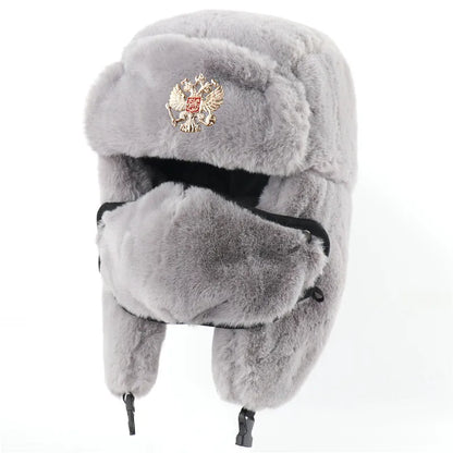 Army Military Soviet CCCP Ushanka Men&Women Winter Earflap Bomber Hat Warm Faux Fur Windproof Thermal hat Snow ski Caps