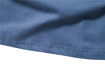 Men's Long Sleeve Button Down T-Shirts Autumn Henley Collar Casual High Quality 100% Cotton Crew Neck Mens T Shirts
