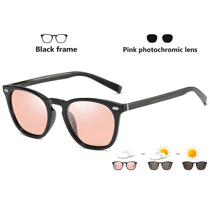 Aluminum Polarized Sunglasses Women Men Photochromic Sun Glasses UV400 High Quality Chameleon Driving Goggles Eyewear Gafas