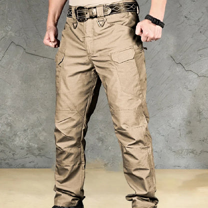 2024 New Mens Casual Tactical Pants Multiple Pocket Elasticity Outdoor Quick Dry Tacitcal Trousers Men Slim Fat Cargo Pant 5XL