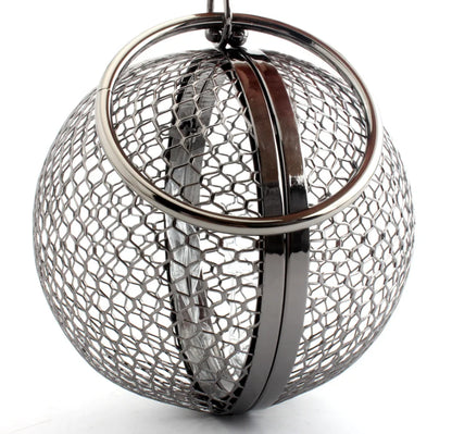 girl Hollow Out Women Round Metal Clutches bags Hard Case Evening Bags Handbags and Purses Chain Shoulder Bag clutch purse gift