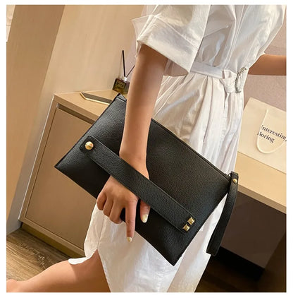 Fashion Luxury Handbag Women Bags PU Leather Designer Ladies Evening Envelope Bag Female Day Clutches 2026 New Lady Clutch Purse