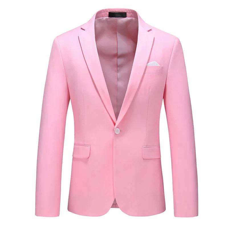 Bright Green Single Button Men's Blazer, Asian Size Slim Suit Jacket, Wedding Dress Coat, White and Black Tops.
