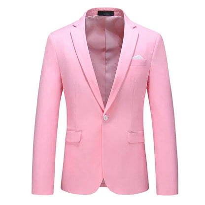 Bright Green Single Button Men's Blazer, Asian Size Slim Suit Jacket, Wedding Dress Coat, White and Black Tops.