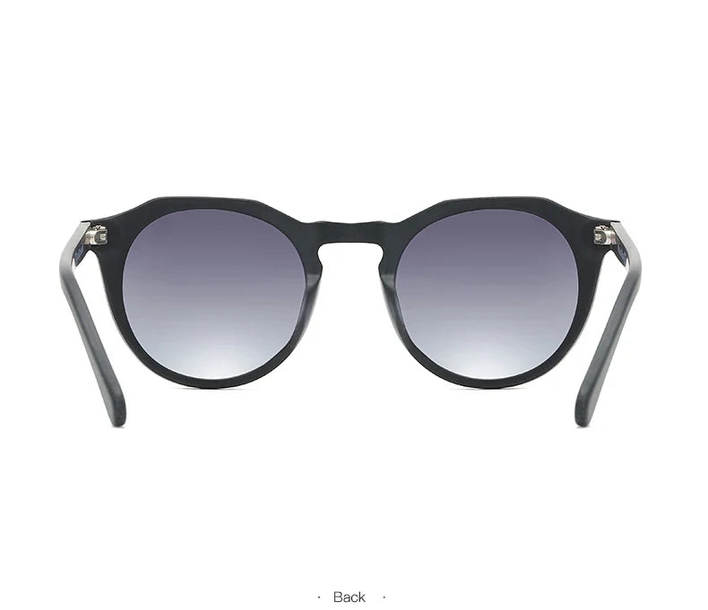 Fashion Acetate Polarized Sunglasses Round Vintage  Shade UV400 New Men/Women Retro Sun Glasses 600001S