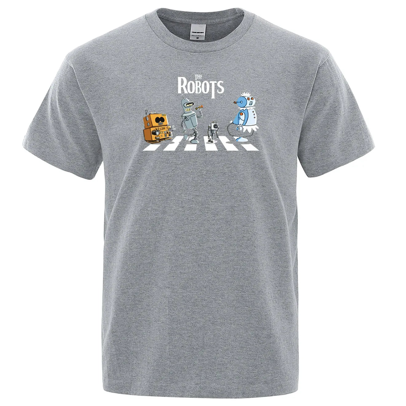 Hot Summer Cotton Men T Shirt Creative droids Printed T-Shirt robot shirt Boy Novelty Men's Short sleeve Tshirt Fashion Tops