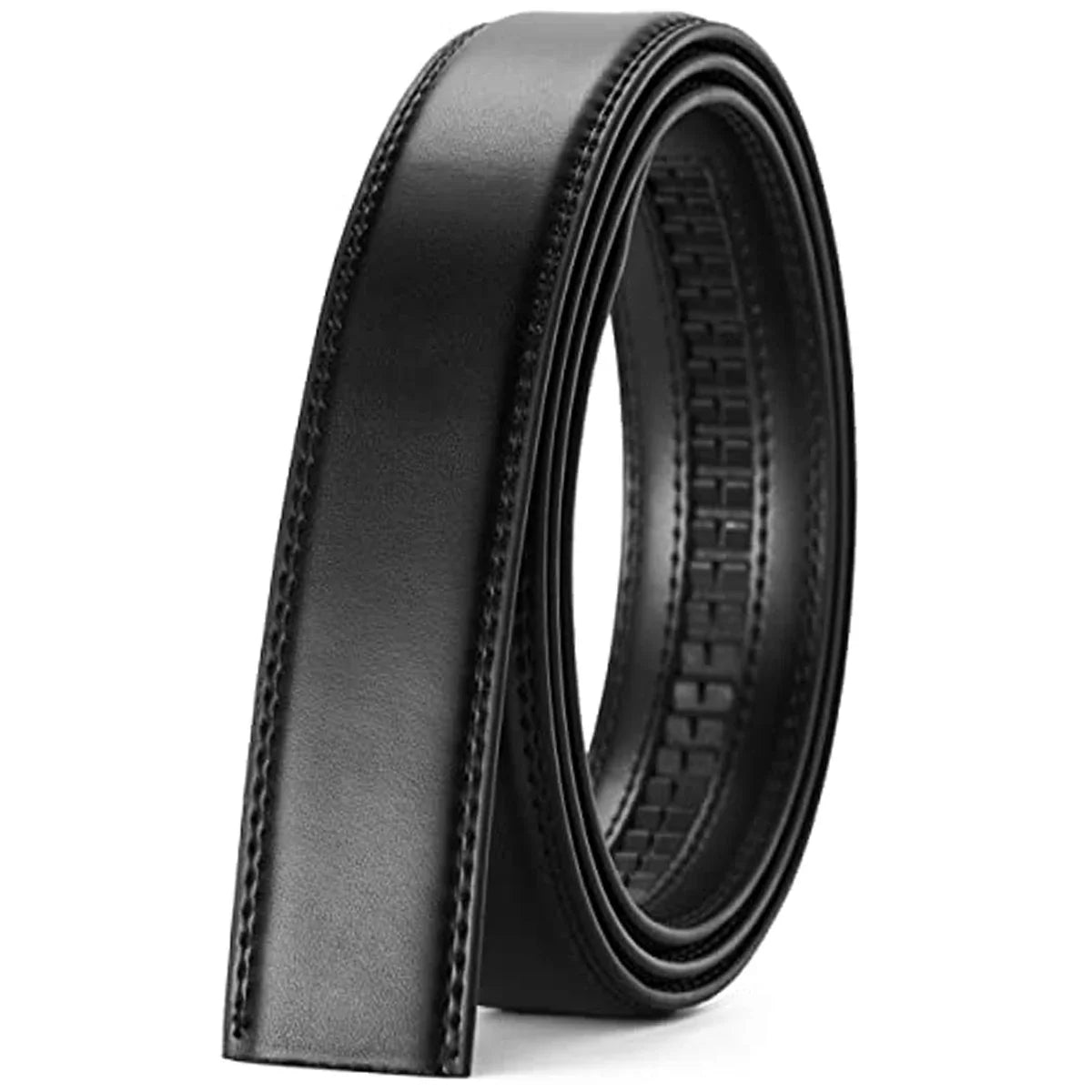 Multicolor Genuine Leather Men's Belts Fashion Business Automatic Buckle Straps Ratchet Cow Leather Waistband 3.5cm Width