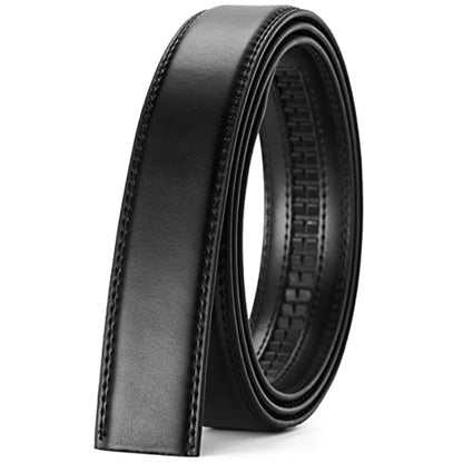 Multicolor Genuine Leather Men's Belts Fashion Business Automatic Buckle Straps Ratchet Cow Leather Waistband 3.5cm Width
