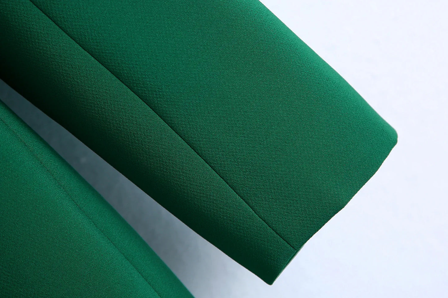 2023 Fashion Vintage Stylish Green Oversized Long Women Blazer Office Lady Pocket Fashion Autumn Jacket Female Bussiness