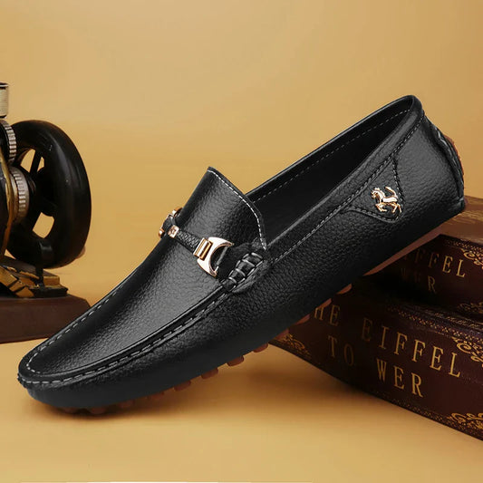 White Loafers for Men Size 48 Slip on Shoes Driving Flats Casual Moccasins for Men Comfy Male Loafers