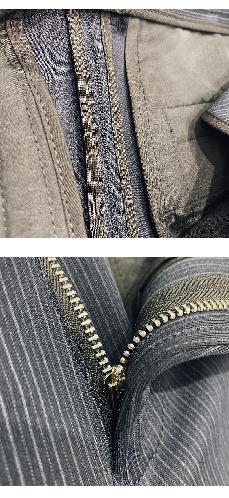 New Striped Suit Pants 2022 Men Elegant Skinny Fit Office Pant Men Trousers Pant For Man Business Slim Fit Dress Ankle Trousers