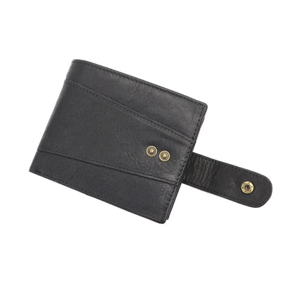 Portefeuille Homme RFID Vintage Cuir Véritable Portefeuilles Homme Porte-cartes Porte-monnaie Sac à main Portefeuille Homme
