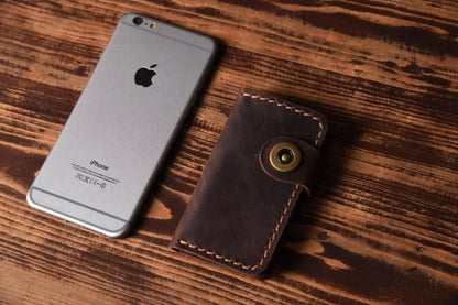 High Class Handmade Men Genuine Leather Key Holder Leather Key Wallet Men Housekeeper Women Key Case Bag key organizer pouch