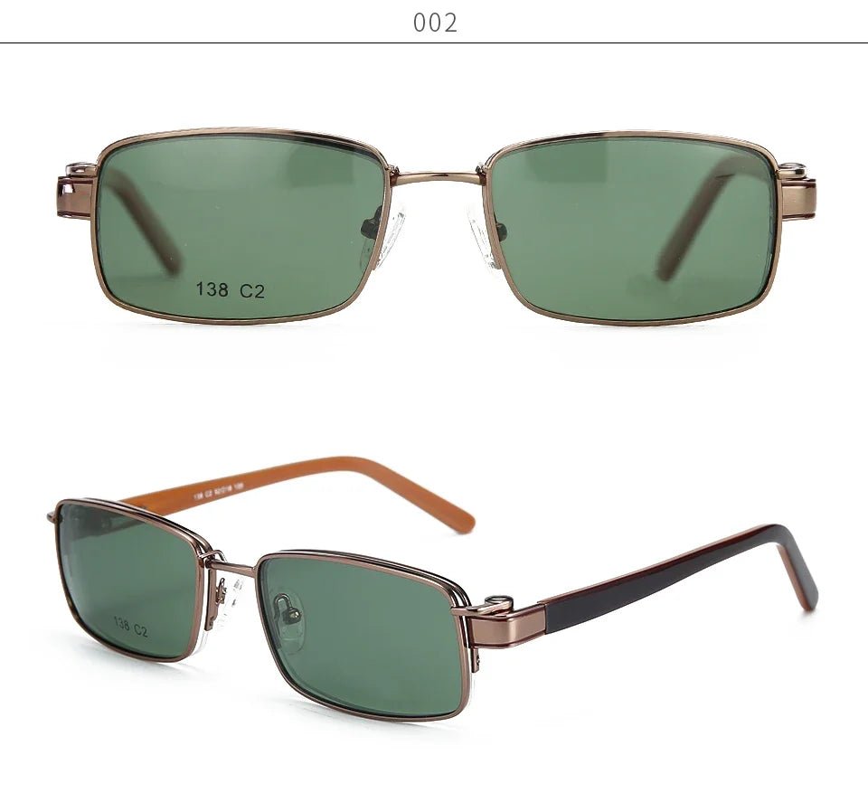 Steampunk Clip On Metal Rectangle Sun Glasses Women Retro Flip 2 In 1 Magnet Men Designer Polarized Shades Sunglasses