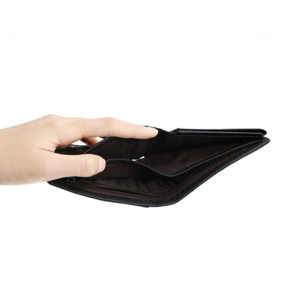 Portefeuille Homme RFID Vintage Cuir Véritable Portefeuilles Homme Porte-cartes Porte-monnaie Sac à main Portefeuille Homme