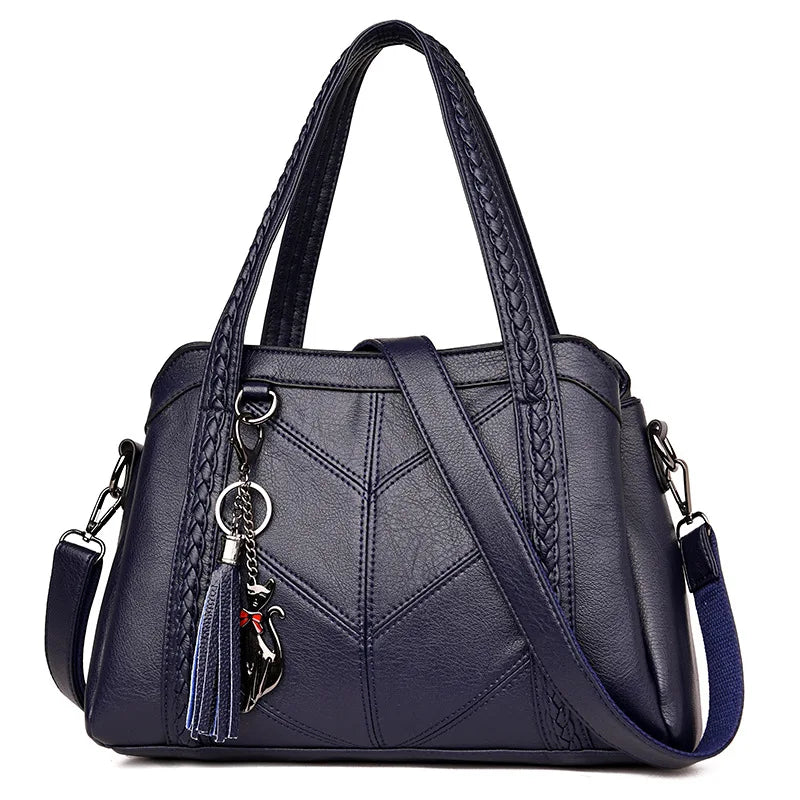 Sac A Main Soft PU Leather Luxury Handbags Women Bags Designer Ladies High Quality Tassel Crossbody Bags Shopper Tote