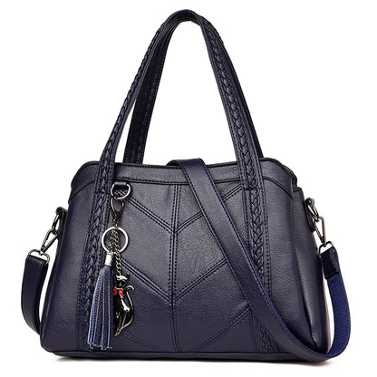 Sac A Main Soft PU Leather Luxury Handbags Women Bags Designer Ladies High Quality Tassel Crossbody Bags Shopper Tote