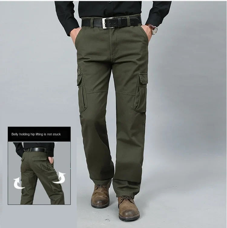Big Size 29- 44 46 48 Cargo Pants Men Straight Loose Work Tactical Mens Pants Mens Pants Militar Safari Men Trousers swat pants