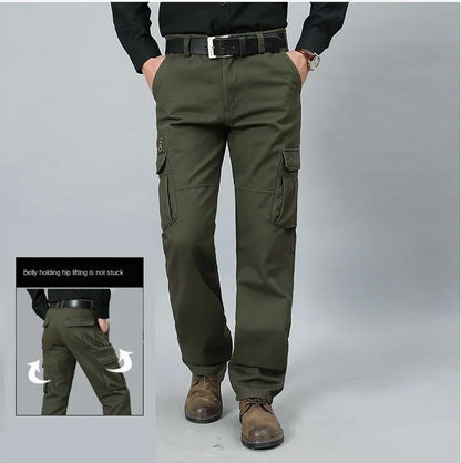 Big Size 29- 44 46 48 Cargo Pants Men Straight Loose Work Tactical Mens Pants Mens Pants Militar Safari Men Trousers swat pants