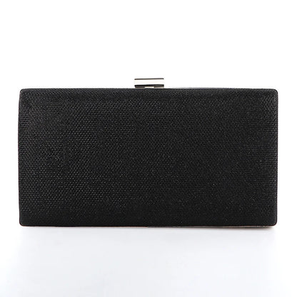 Women Evening Clutch Bag Diamond Sequin Wedding Clutch Purse and Handbag Party Banquet Black Gold Silver Two Chain Shoulder Bag