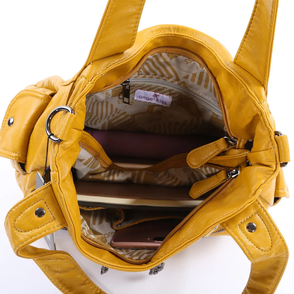 Women Handbags Top-handle Handbag Multifunctional Bag PU Shoulder Bag 13”x17” Casual Bags Shopper Bags Large