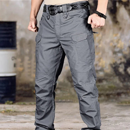 Plus Size 6XL Mens Tactical Pants Multiple Pocket Elasticity Military Urban Commuter Tacitcal Trousers Men Slim Fat Cargo Pants