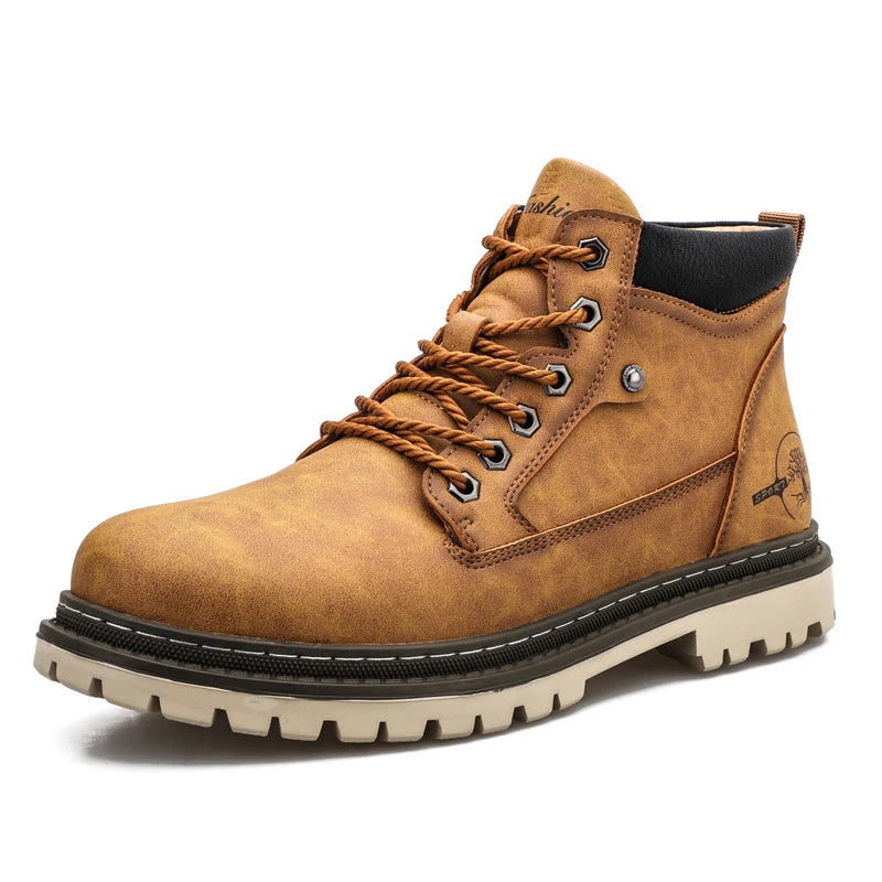 Brand Men Super Warm Snow Boots Winter Men's Ankle Boots Waterproof Short Boots Outdoor Sneakers Autumn Men's Motorcycle Boots