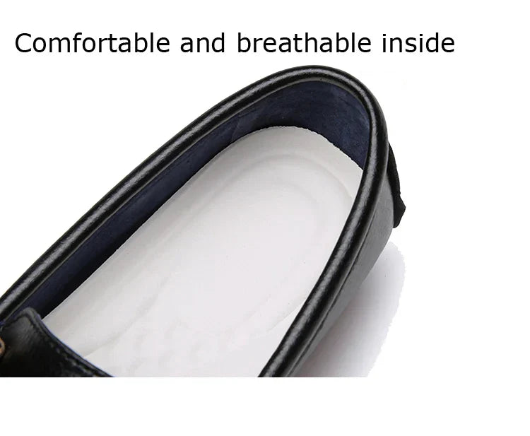 White Loafers for Men Size 48 Slip on Shoes Driving Flats Casual Moccasins for Men Comfy Male Loafers