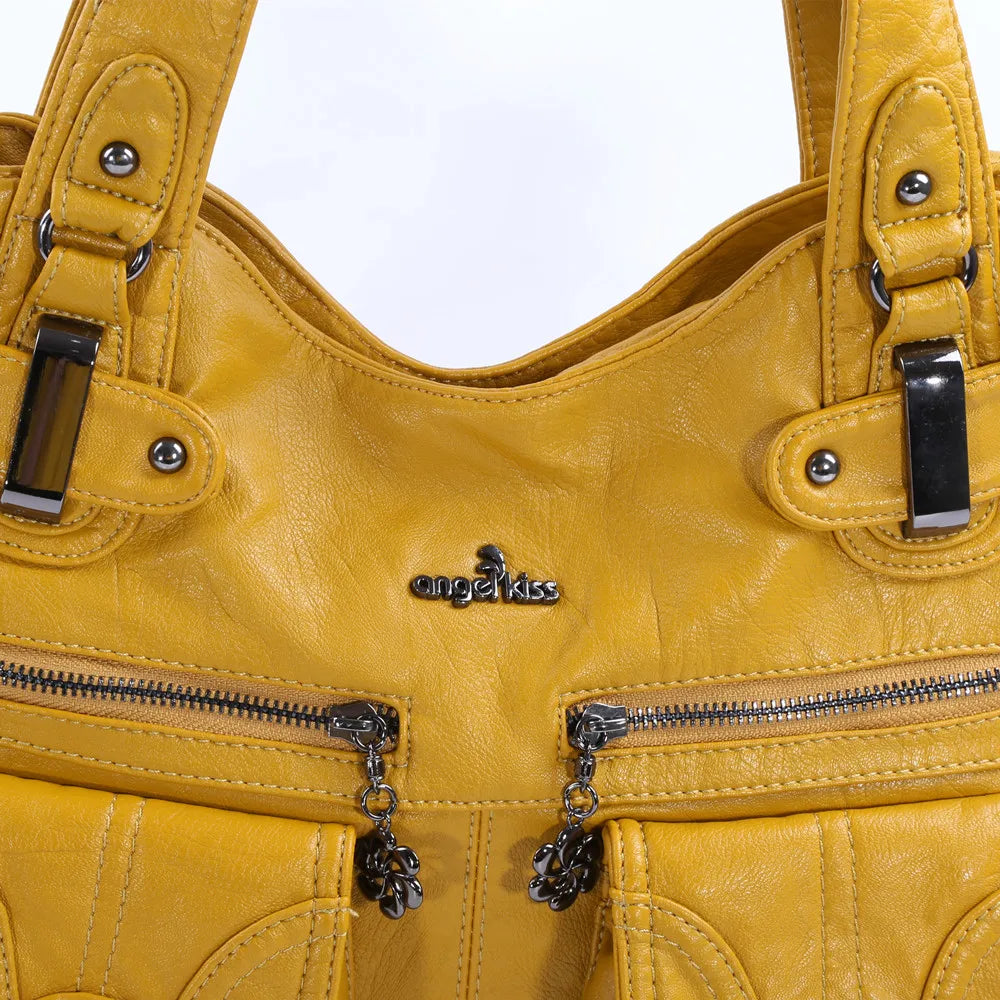 Women Handbags Top-handle Handbag Multifunctional Bag PU Shoulder Bag 13”x17” Casual Bags Shopper Bags Large