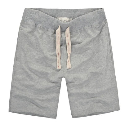 Gray Cotton Shorts Men Summer Sport Fitness Gym Workout Jogger Shorts with Pocket High Quality Plus Size Home Casual Sweatshorts