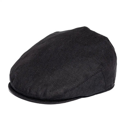 Men Cap Herringbone Linen Newsboy Caps High Quality Flat Caps Driver Ivy Hat Bakerboy Hats Cool Boina for Male