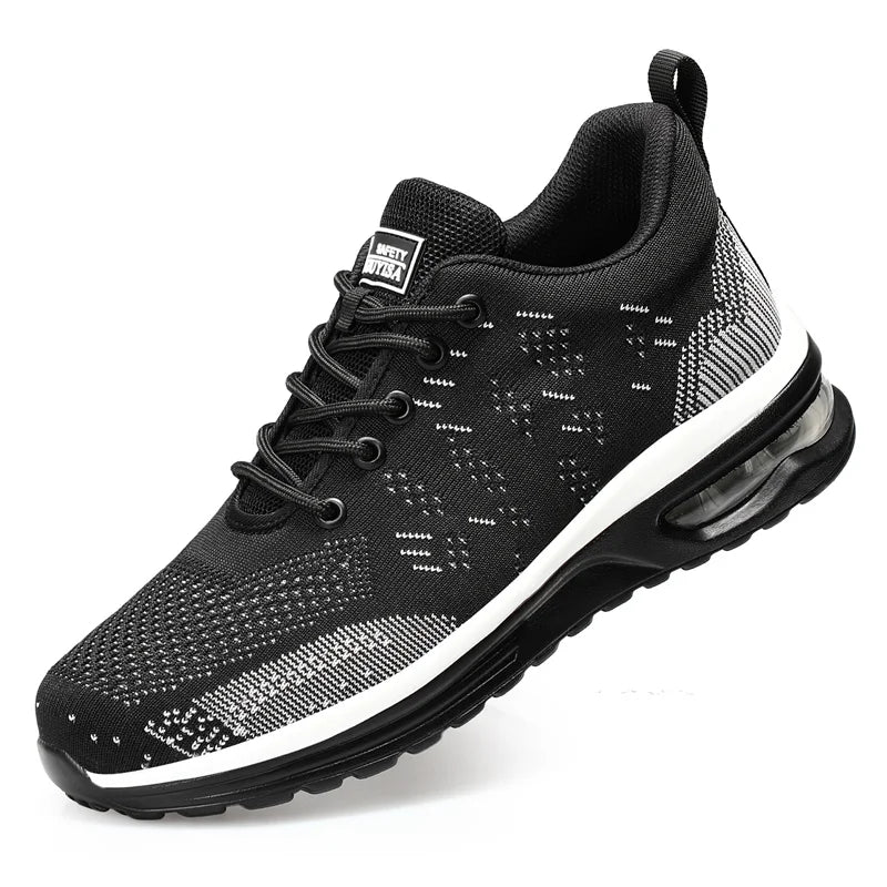Industrial Safety Shoes With Steel Toe Cap Indestructible Cushion Work Shoes For Men Protective Security Boots Women Footwear