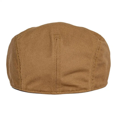 Men's 100% Cotton Newsboy Caps High Quality Classic Flat Cap Gatsby Ivy Golf Cabbies Hat for Male Trucker Driver Hats