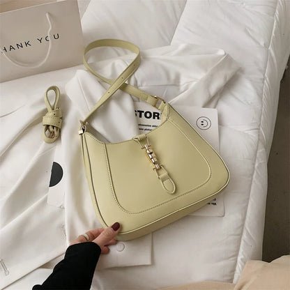 Top Quality Luxury Brand Purses and Handbags Designer Leather Shoulder Crossbody Bags for Women Dual Straps Underarm Sac A Main