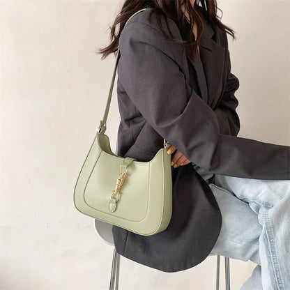 Top Quality Luxury Brand Purses and Handbags Designer Leather Shoulder Crossbody Bags for Women Dual Straps Underarm Sac A Main
