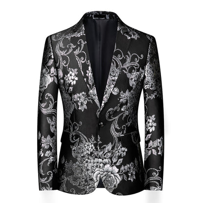 2026 New Men's Dark Brown Suit Jacket, Wedding Business Dress Coat, Slim Blazers, Costume, Asian Size, M-5XL, 6XL